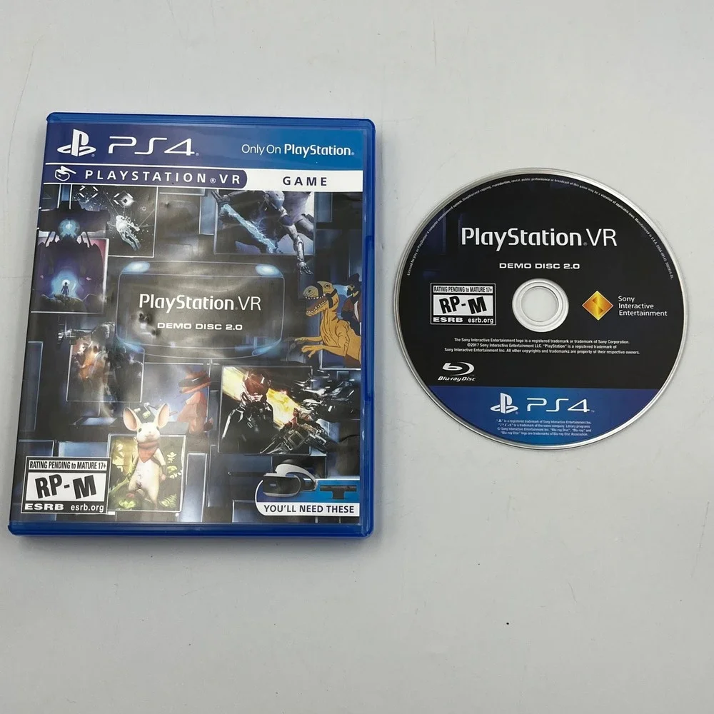 PlayStation VR Demo Disc 2.0 PlayStation 4 Game‎ Blu Ray Case And Disc Only PS4